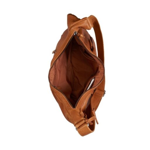 BURKELY kožená kabelka přes rameno JUST JOLIE CROISSANT BAG 1000211.84.24 koňaková vnitřní přihrádka