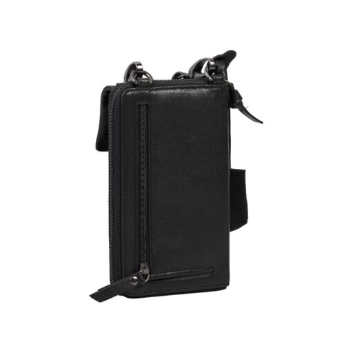BURKELY Kožená kabelka na mobil s RFID ochranou Just Jolie 1000214.84.10 černá