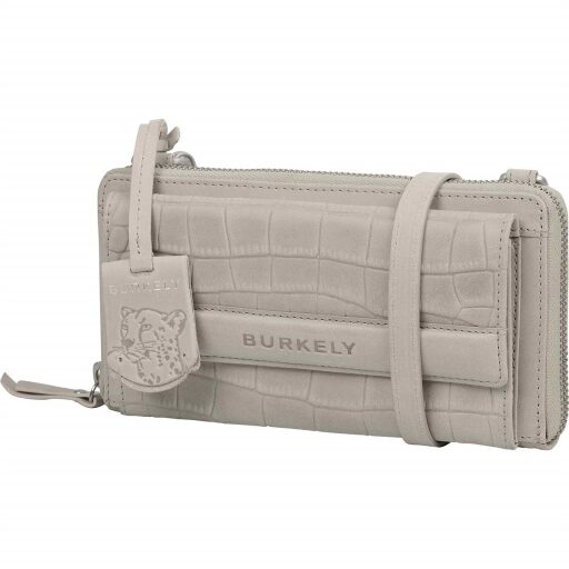 BURKELY Kožená kabelka / RFID peněženka na mobil Casual Cayla 1000409.29.15 světle šedá