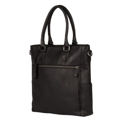BURKELY Kožená shopper kabelka Antique Avery 8005217.56.10 černá