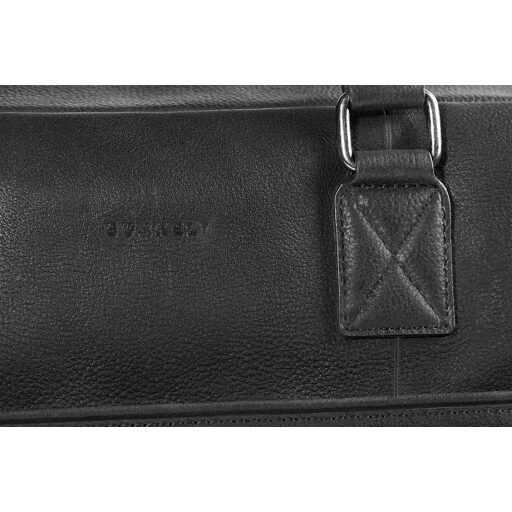 BURKELY Kožená taška messenger Antique Avery  8007918.56.10 černá