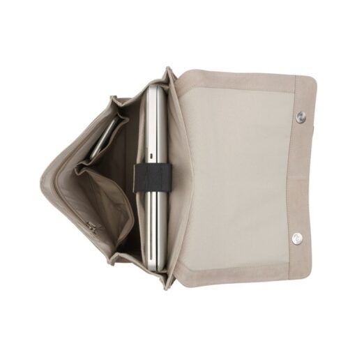 BURKELY designový batoh s motivem croco kůže ICON IVY 1000179.29 světle šedý vnitřní uspořádání