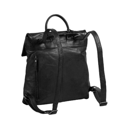 Kožený kabelko-batoh BURKELY Just Jolie Backpak Crossover 1000300.84.10 černý