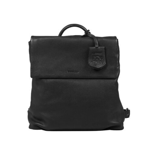 BURKELY Kožený kabelkový batoh Just Jolie 1000218.84.10 černý