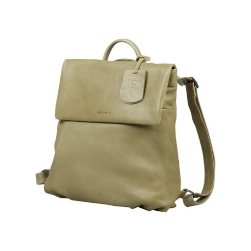 BURKELY Kožený kabelkový batoh Just Jolie 1000218.84.72 zelený