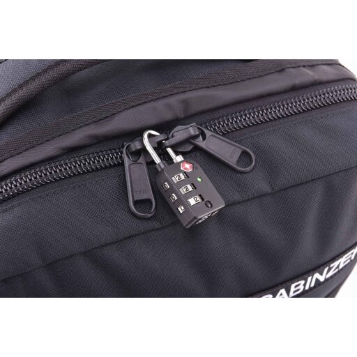 CabinZero palubní zavazadlo / batoh do letadla Military 28L cz091403 černý - detail zipu
