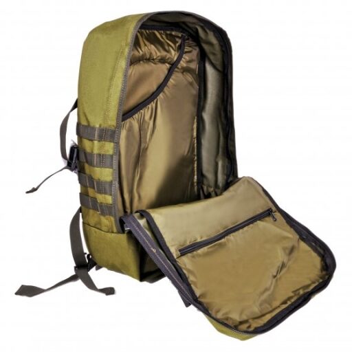 CabinZero Palubní batoh Military Green 44L cz091403 zelený - otevřený