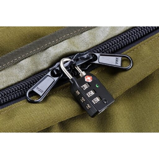 CabinZero palubní zavazadlo / batoh do letadla Military Green 44L cz091403 zelený - detail zipu