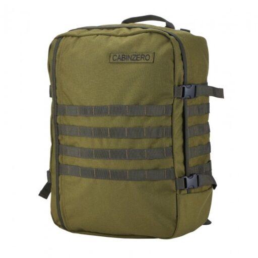 CabinZero Palubní batoh Military Green 44L cz091403 zelený - přední strana
