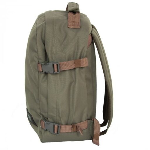 CabinZero Batoh do letadla 40x30x20 Classic 28L 081802 khaki pravý boční pohled