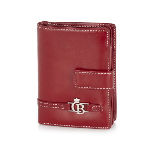 Castelijn & Beerens Dámská kožená peněženka 395420 červená