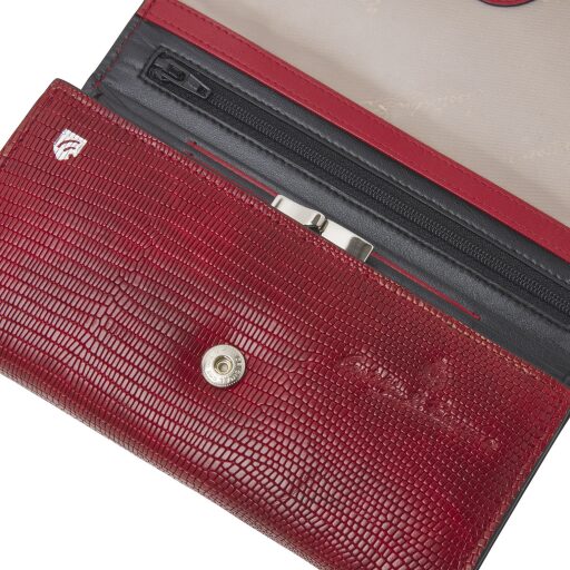 Castelijn & Beerens Dámská kožená peněženka RFID Donna 452402 RO červená