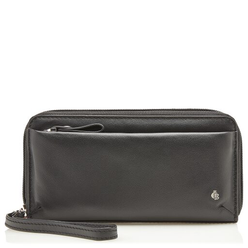 Castelijn & Beerens Dámská kožená peněženka RFID v dárkové krabičce 805516 ZW černá