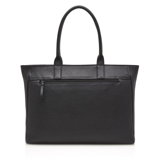 Castelijn & Beerens Dámská shopper kabelka na notebook 15,6" RFID Anna 269561 černá zadní strana