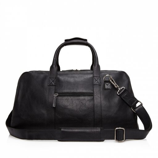 Castelijn & Beerens Elegantní kožená cestovní taška 639320 Bravo černá