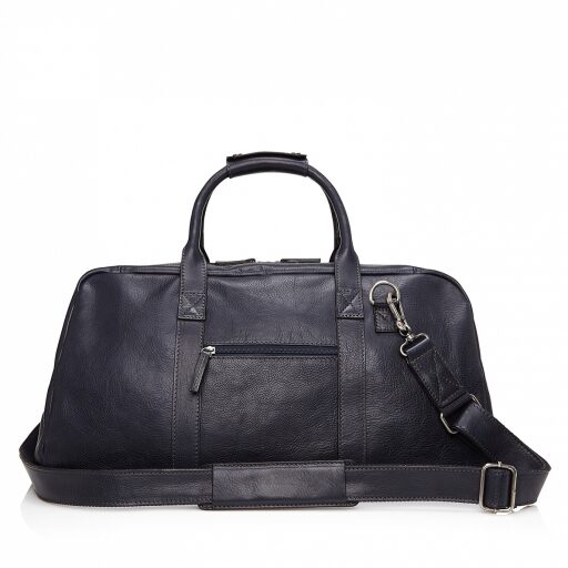 Castelijn & Beerens Elegantní kožená cestovní taška 639320 Bravo tmavě modrá
