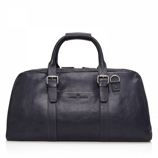 Castelijn & Beerens Elegantní kožená cestovní taška 639320 Bravo tmavě modrá