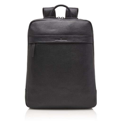 Castelijn & Beerens Elegantní kožený batoh na notebook 269576 ZW černý