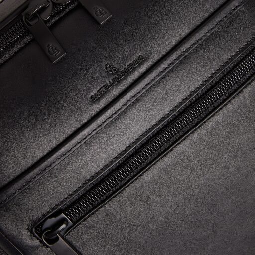 Castelijn & Beerens Elegantní kožený batoh na notebook Victor 409576 ZW černý