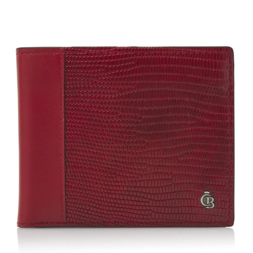 Kožená peněženka Castelijn & Beerens 454190 RO červená - přední strana