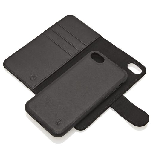 Castelijn & Beerens Kožené RFID pouzdro na iPhone X + XS 409004 černé