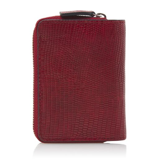 Dámská kožená peněženka Castelijn & Beerens LADIES WALLET RFID 455430 RO červená - zadní strana