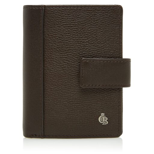 Pánská kožená mini peněženka Castelijn & Beerens  RFID 690856 MO hnědá