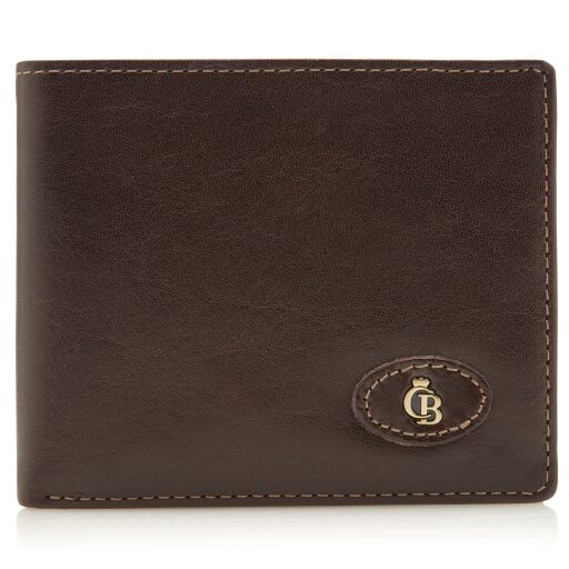 Pánská kožená RFID peněženka v dárkové krabičce Castelijn & Beerens 804193 MO tmavě hnědá