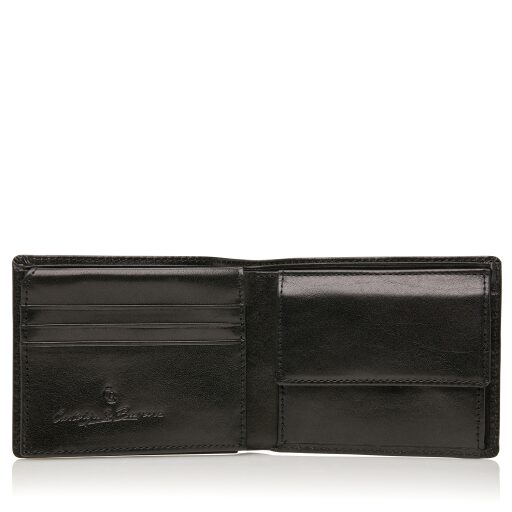 Pánská kožená peněženka RFID v dárkové krabičce Castelijn & Beerens 804193 ZW černá - otevřená