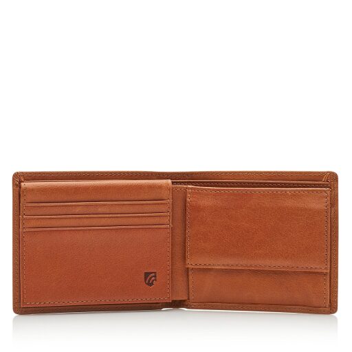 Castelijn & Beerens Pánská kožená peněženka v dárkové krabičce 804192 koňak