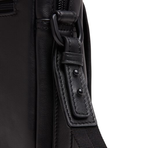 Castelijn & Beerens Pánská kožená taška na notebook 13,3" Delta 409460 ZW černá