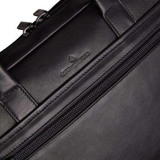 Castelijn & Beerens Pánská kožená taška na notebook 15,6" Echo 409472 ZW černá