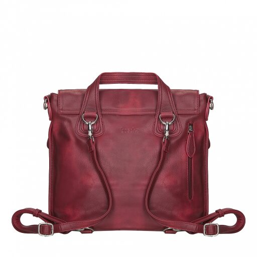 Elegantní kabelko-batoh BO-10009 červený