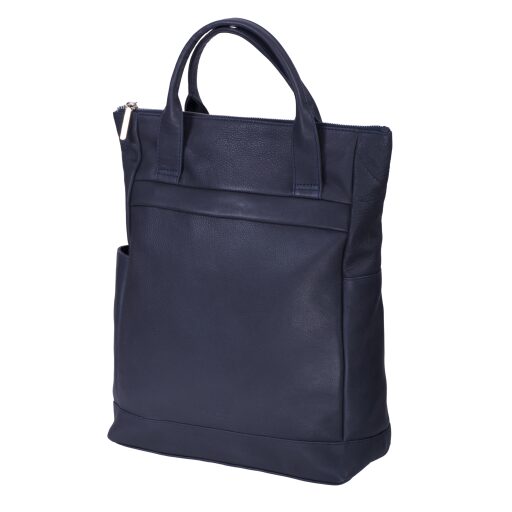 ESTELLE Dámský kožený kabelkový batoh 2201 tmavě modrý