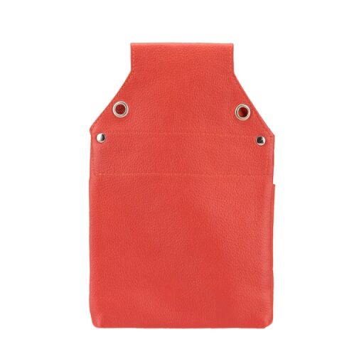 Hamosons Pouzdro na kasírku z hovězí kůže 009 červeno-oranžová