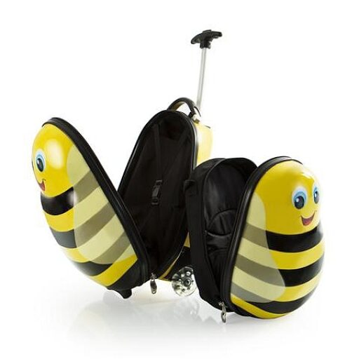 Heys Dětská sada batohu a kufru Travel Tots Lightweight Kids Bumble Bee 13030-3086-00 žlutá