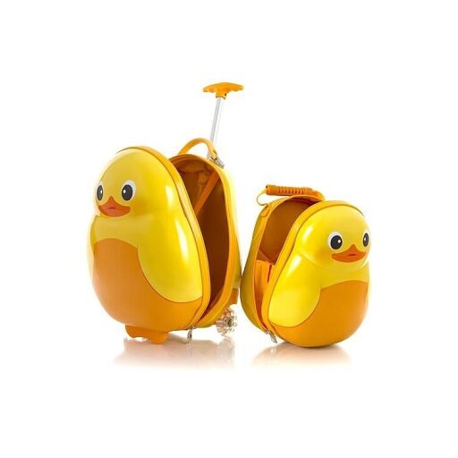 Heys Dětská sada batohu a kufru Travel Tots Lightweight Kids Duck 13030-3199-00 žlutá