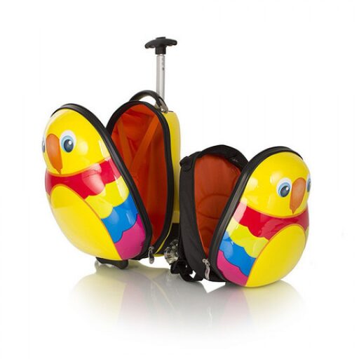 Heys Dětská sada batohu a kufru Travel Tots Lightweight Kids Parrot 13030-3014-00 barevný