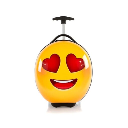 Heys Dětský skořepinový kufr na kolečkách e-Motion Kids Luggage Love 13093-3701-00 žlutá/červená
