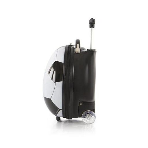 Heys Dětský skořepinový kufr na kolečkách Kids Sports Luggage Fotbal 13092-3800-00 bílá/černá