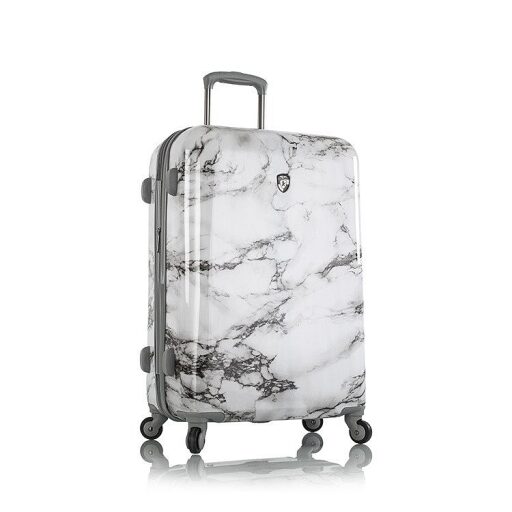 Heys Elegantní skořepinový kufr Bianco M 13083-3167-26 černo-bílý
