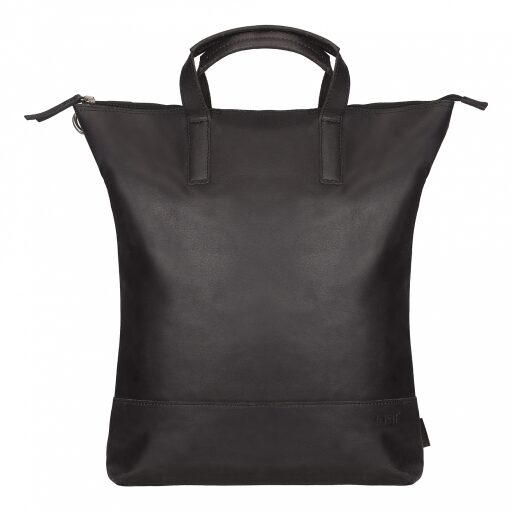 Kožený batoh - taška JOST NARVIK 1339 X-Change 3in1 Bag černý