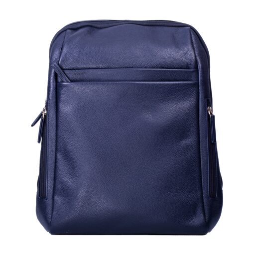 ESTELLE Kožený batoh na formát A4 0965 modrý
