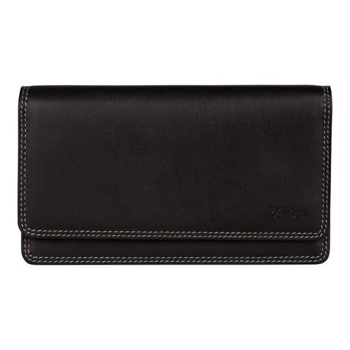 Patchi Dámská kožená peněženka RFID 3001020.61.10 černá / multicolor