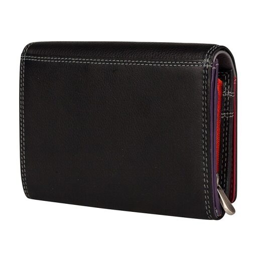 Dámská kožená peněženka RFID PATCHI MULTICOLOUR WALLET L 3001027.61.10 černá