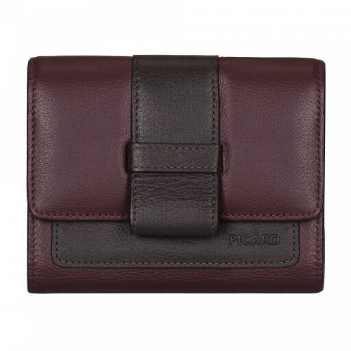PICARD Dámská kožená peněženka MELLOW 9277 vino-kombi