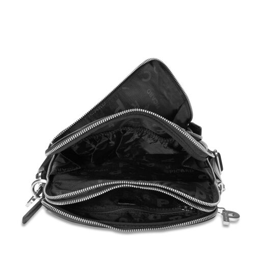 PICARD Kožená taška přes rameno BUDDY 4968 černá
