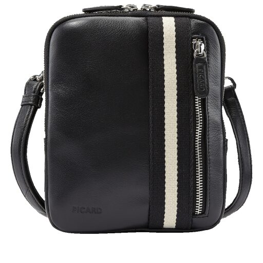 PICARD Kožená taška přes rameno TORRINO 9714 černá 