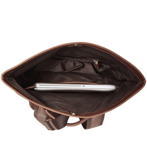 PICARD Pánský batoh na notebook z buvolí kůže BUDDY 4758 koňak