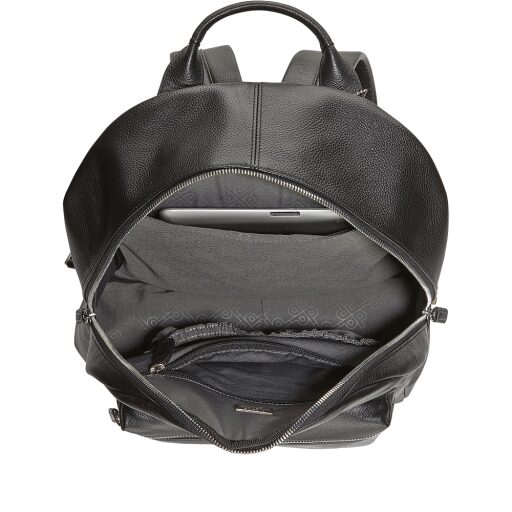 PICARD Stylový školní kožený batoh Luis 8640 černý